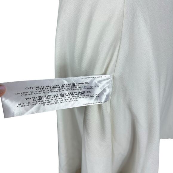 DRESS THE POPULATION Harlow Sleeveless Fit & Flare Midi Dress Size Small White - Picture 4 of 7